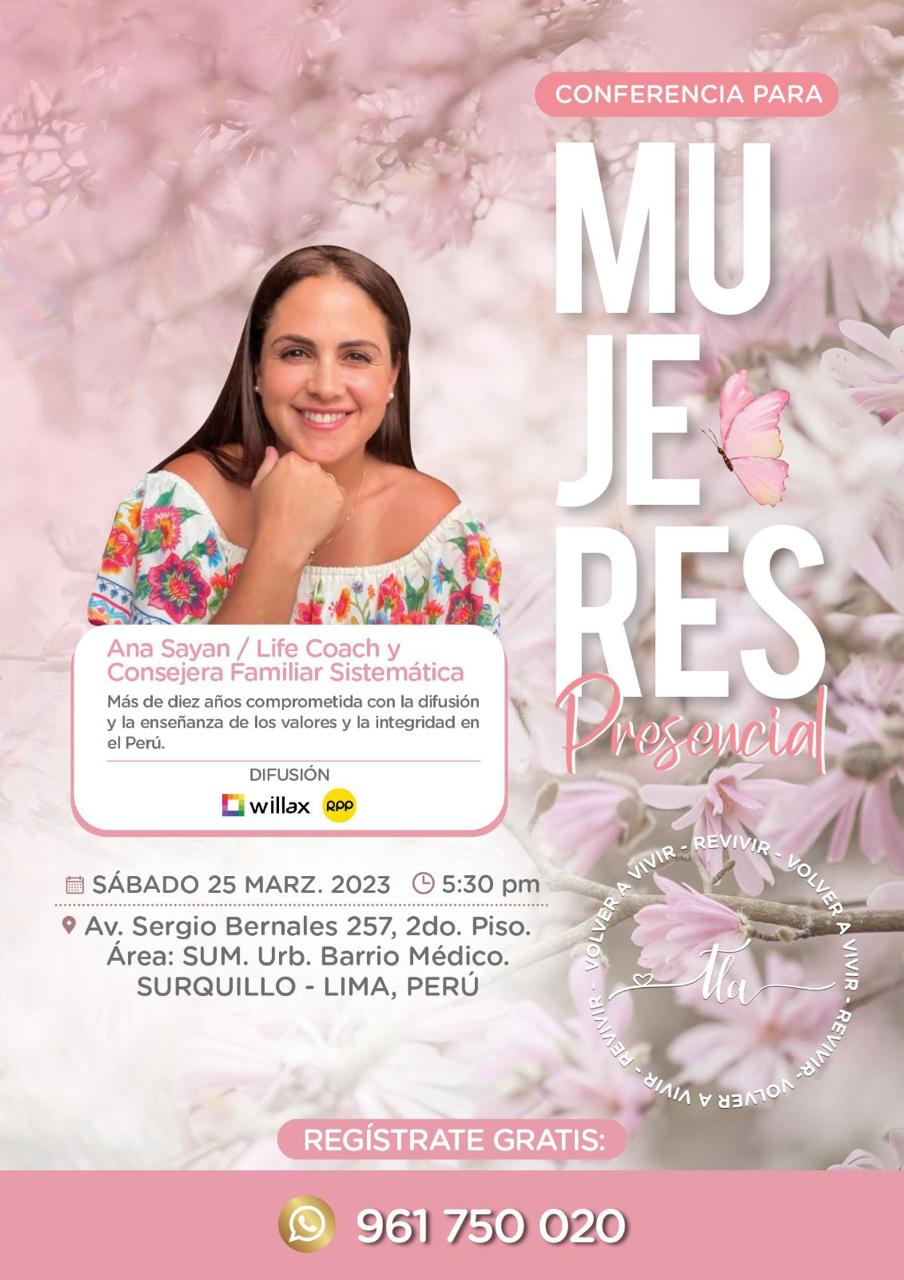 Conferencia Ana Sayán - Liderazgo con Carácter